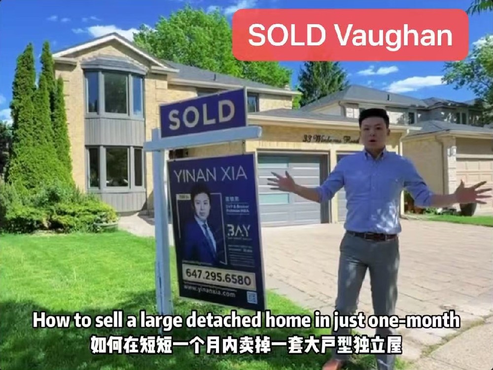 How do you sell a large detached home in just one month in a slow market?